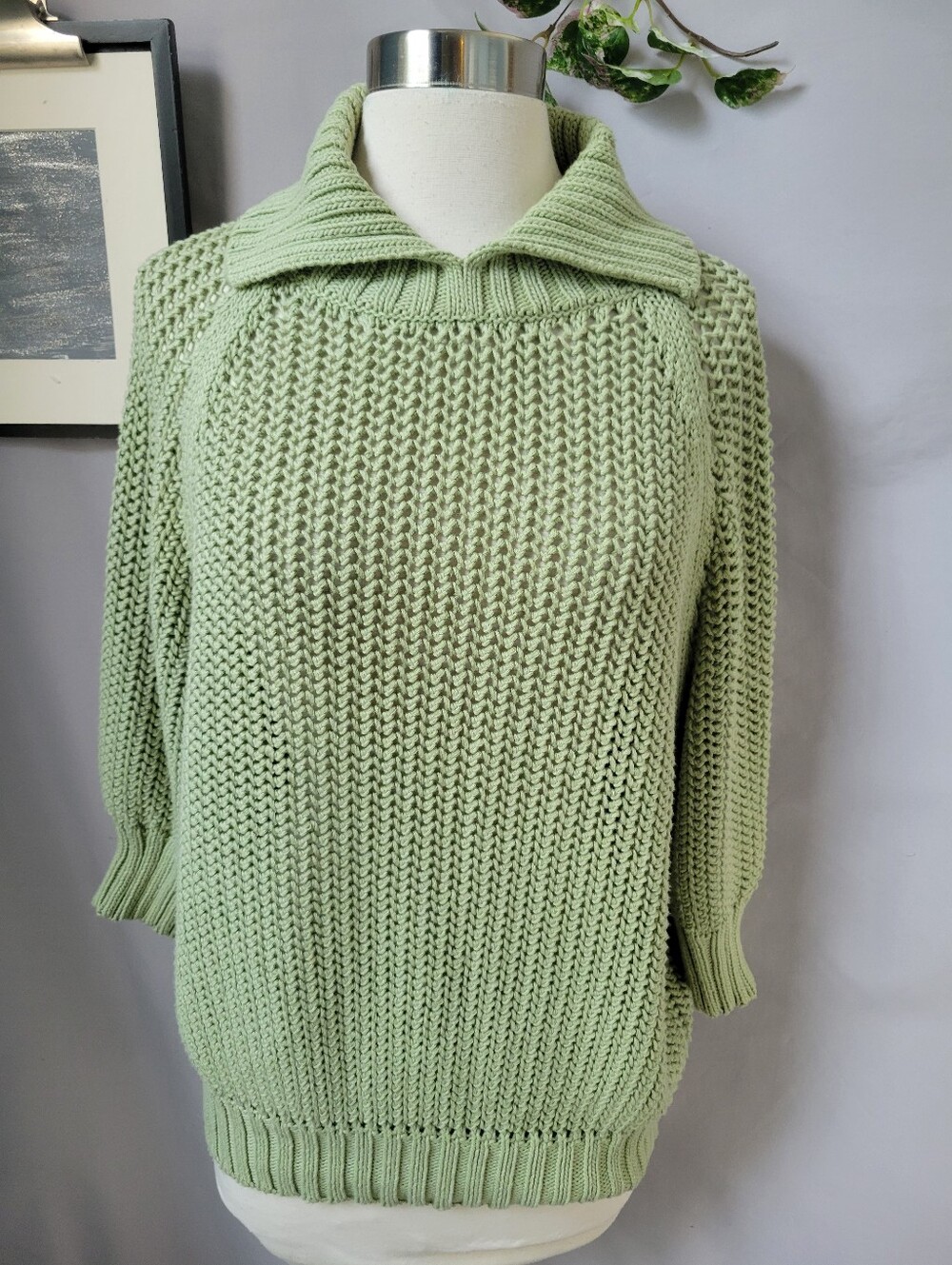 Misha and Puff Net Ailey Sweater Green XS/S